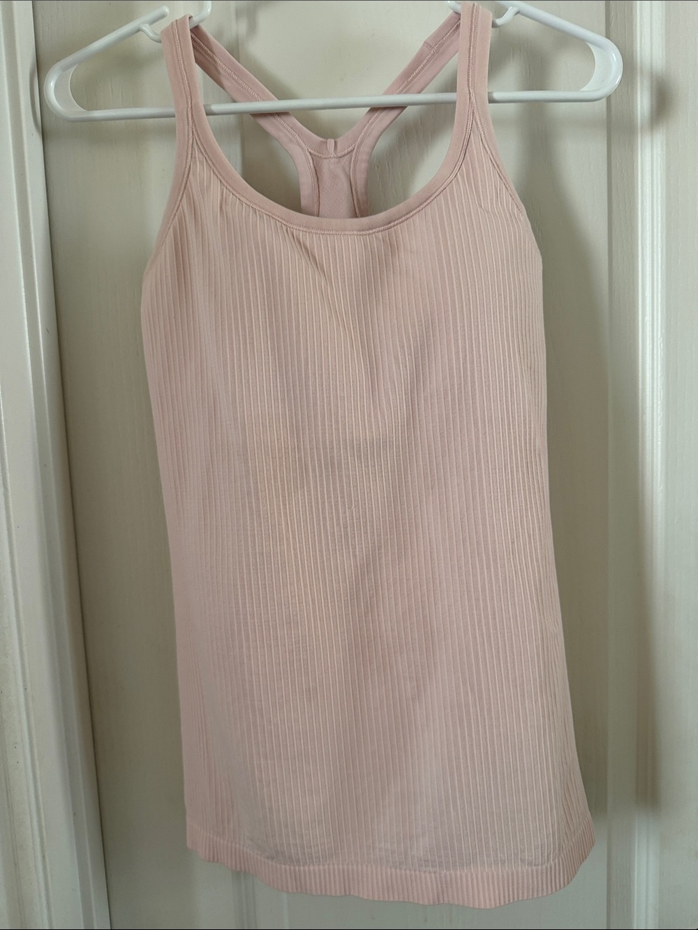 Lululemon
Light Pink Ribbed Racerback Cami Tank — Women Intimates